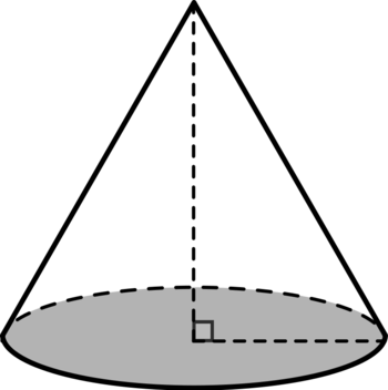 Cone Geometric Shape - Cone Geometry (350x352)
