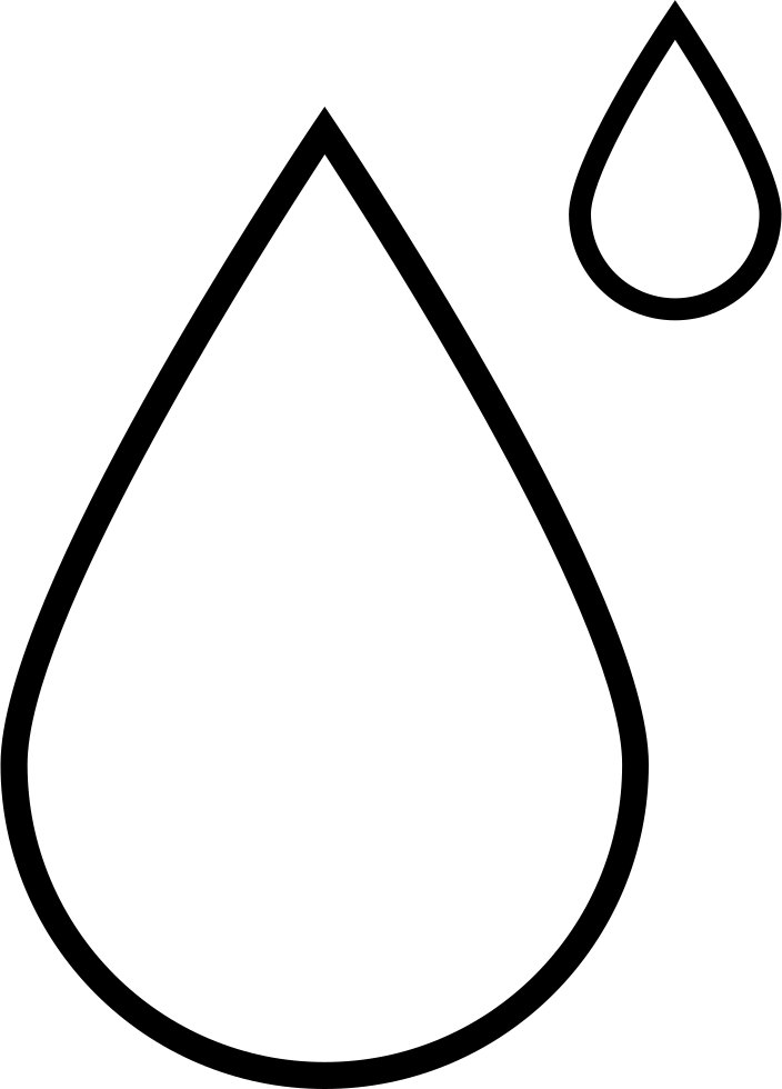 Raindrop Vector Svg - Animadas Gotas De Lluvia (704x980)