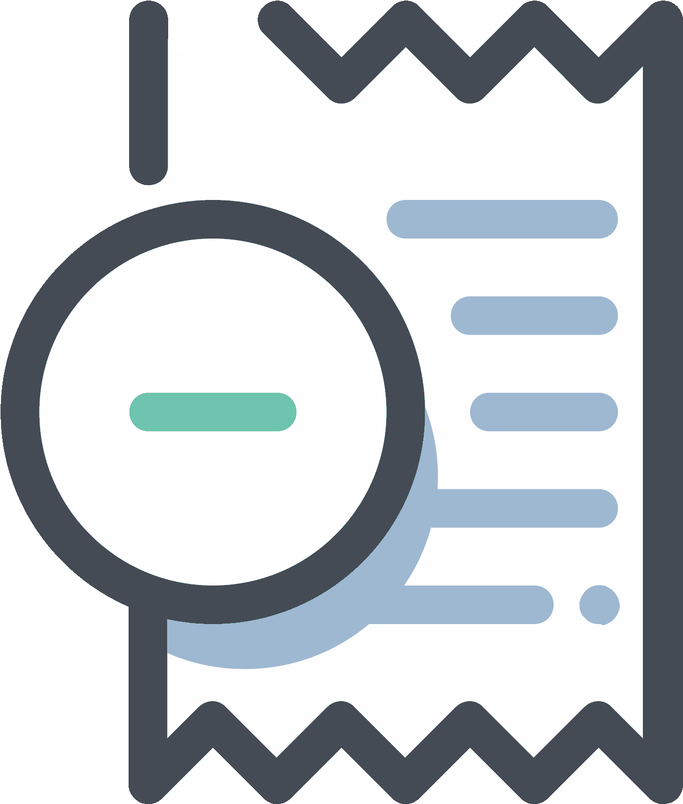 Delete Receipt Icon - Cancel Bill Icon (1600x1600)
