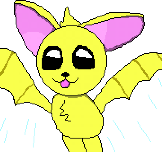 Elemental Clipart Bat - Cartoon (540x540)