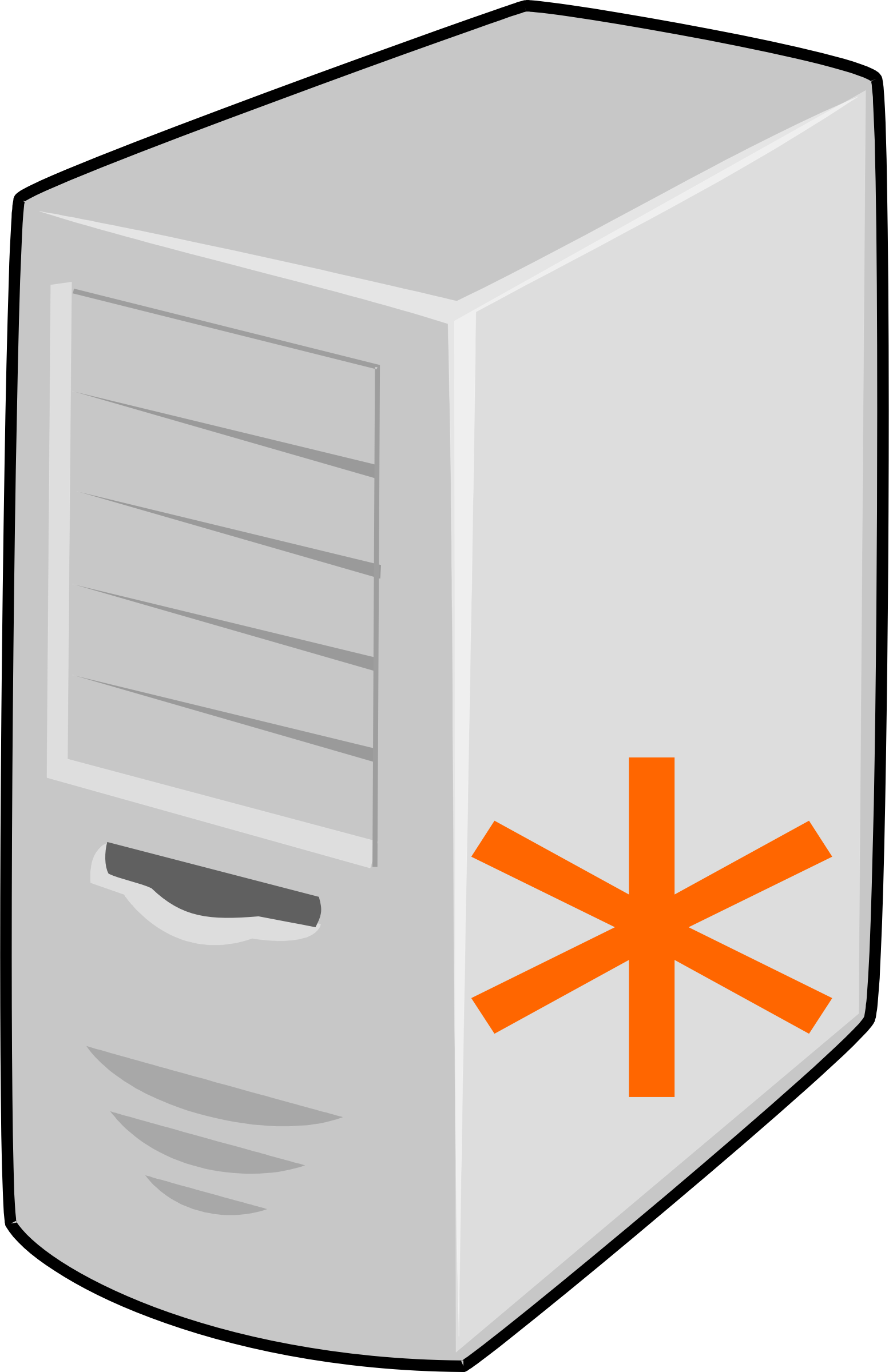 Free Computer Humor Clipart - Linux Server Clipart (1554x2400)