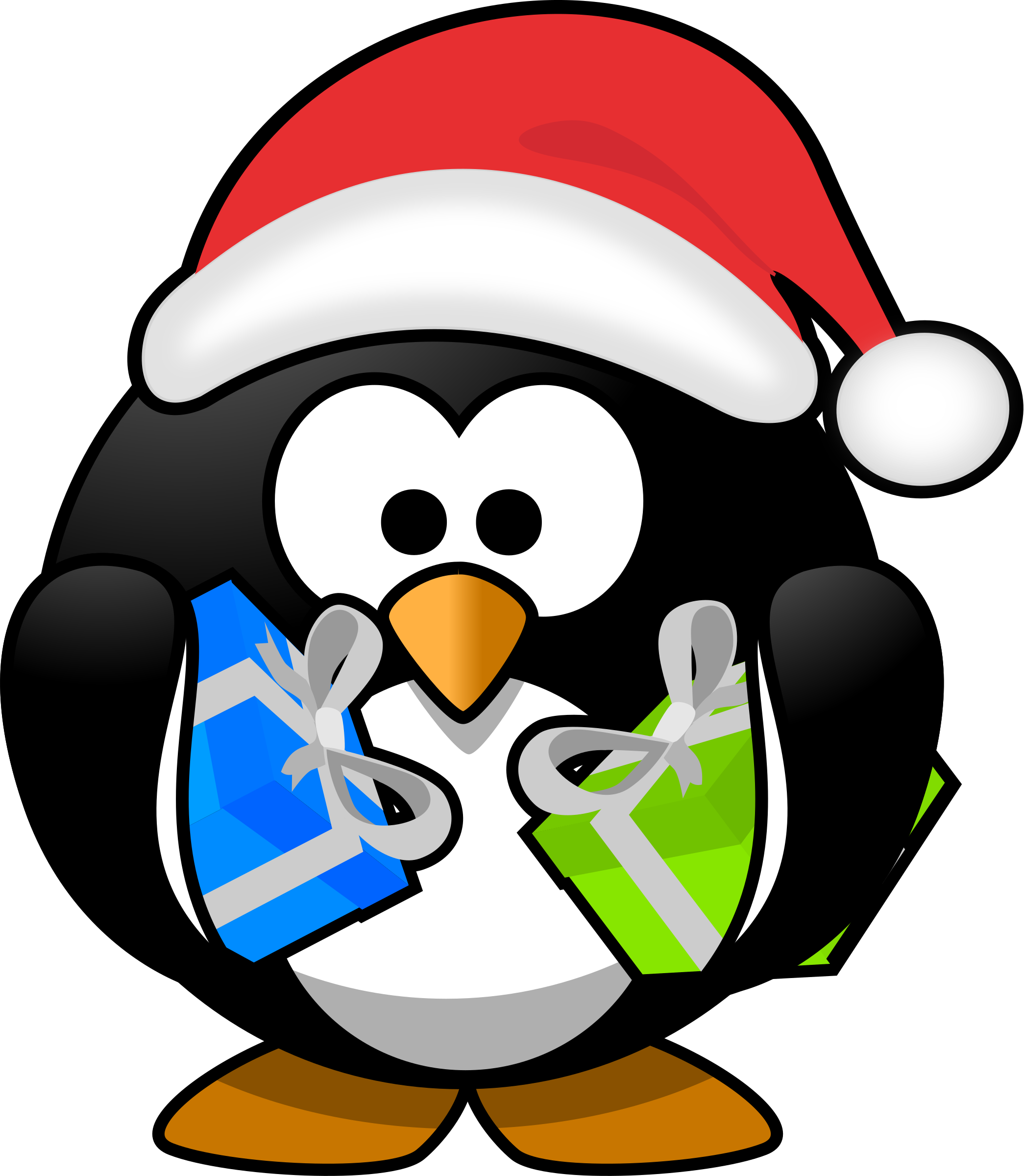 Big Image - Santa Penguin (2090x2400)
