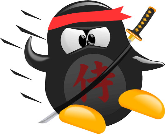 Tux Ninja - Ninja (595x842)