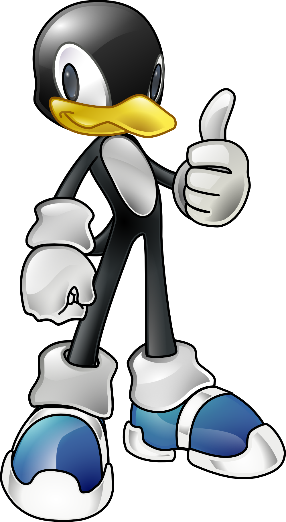Sonic The Hedgehog Penguin (548x1000)