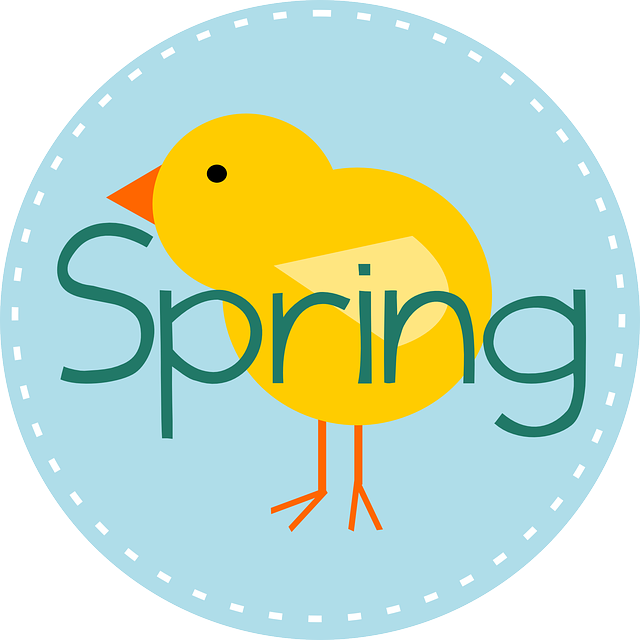 Spring Easter Clip Art (640x640)