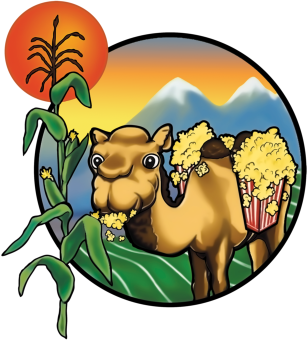 Caravan Popcorn - Cartoon (641x700)