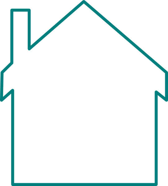 Cartoon House Outline (540x598)