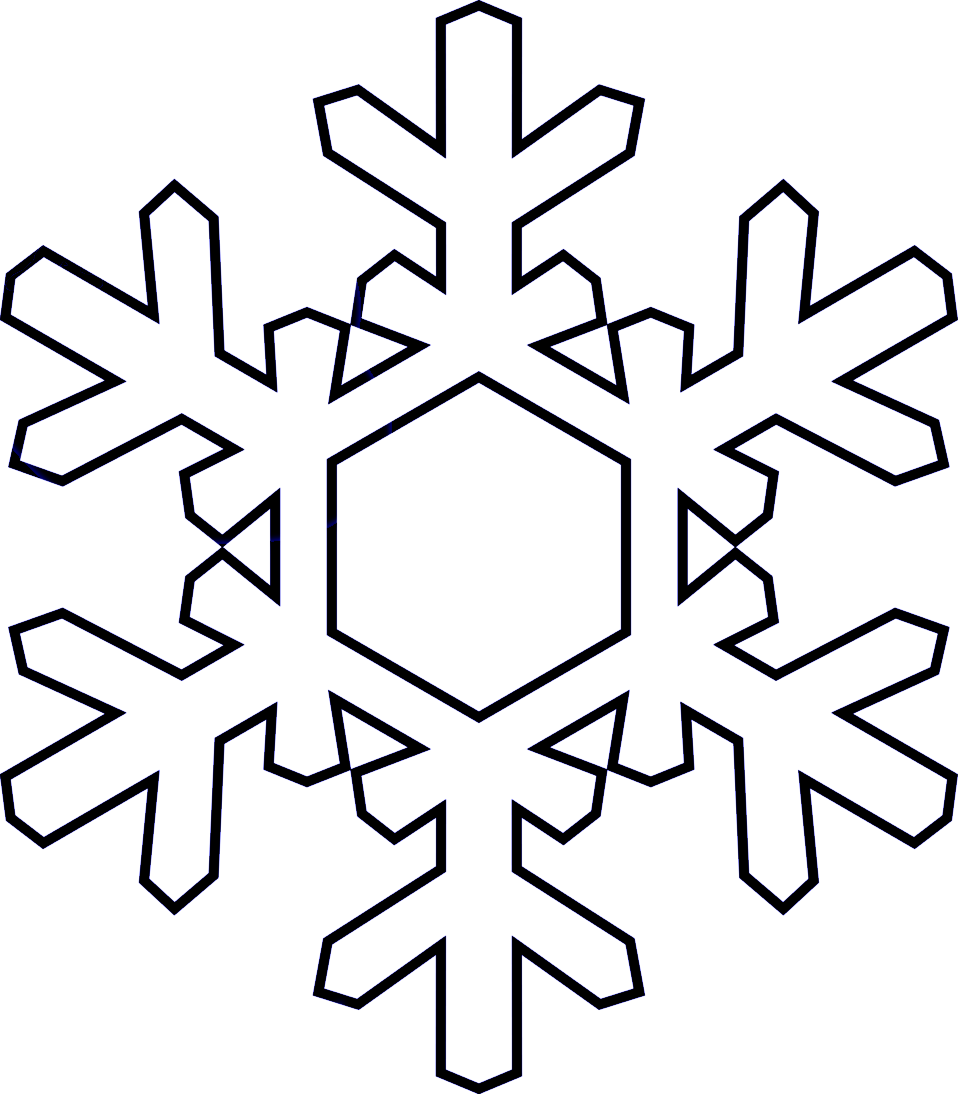Cooling - Printable Snowflakes (958x1094)