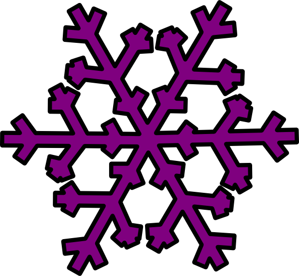 Purple Snowflake (600x554)