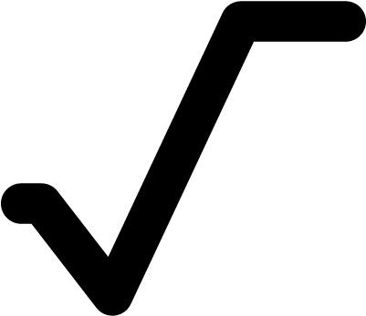 Square Root Mathematical Symbol Vector - Square Root Symbol Png (400x400)