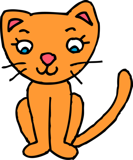 Cat - Cat Singing Clipart (457x550)