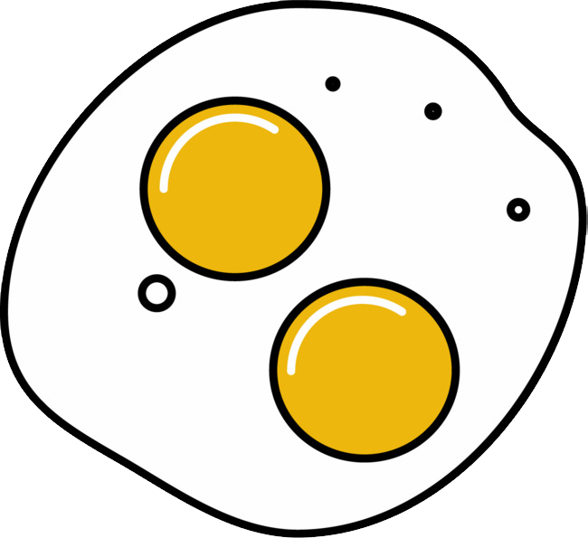 Fried Egg Png - Circle (650x595)