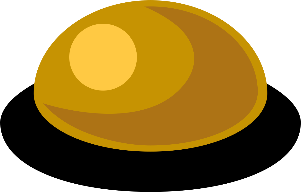Fedora Clipart Yellow - Circle (1280x832)