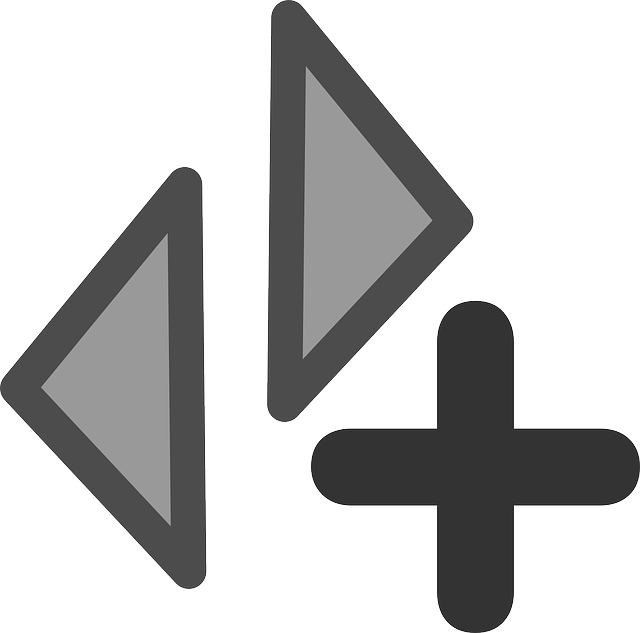 Separate, Insert, Triangles, Plus, Grey, Black, Back - Alternative Png (640x633)