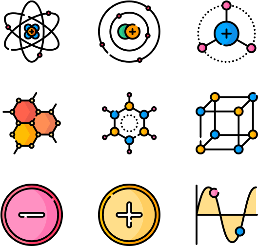 Physics - Icono De Un Atomo (600x564)