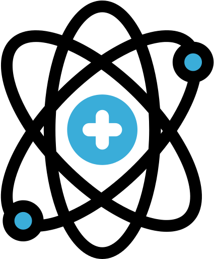 Hospital - Atom Circle Transparent Background (512x512)