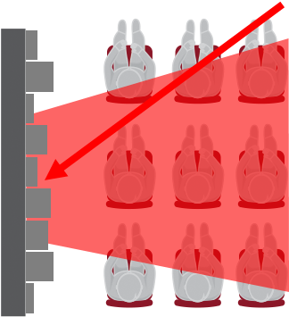 By Varying Surface Depths, Diffusers Scatter Reflected - By Varying Surface Depths, Diffusers Scatter Reflected (364x392)