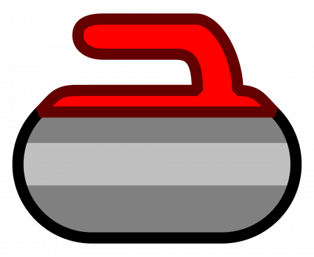 Curling Vector - Curling Stone Clipart (450x369)
