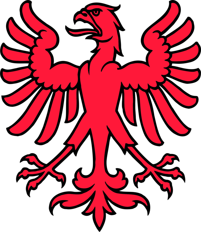 Animal Silhouettes Computer Icons Visual Arts Eagle - Eagle Red Png (650x750)