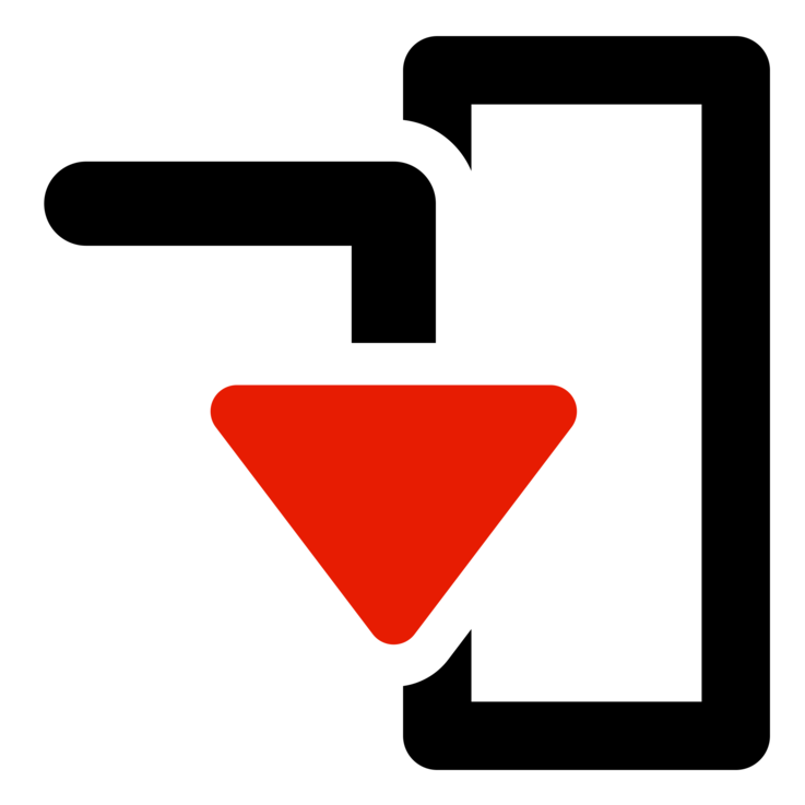 Triangle Brand Line Logo Technology - Sign (750x750)