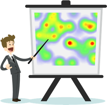 Visualizing Your Websites - Heatmap Cartoon (500x350)