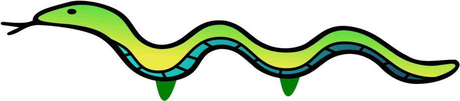 Snake Add Feet - Snake Animation (958x238)