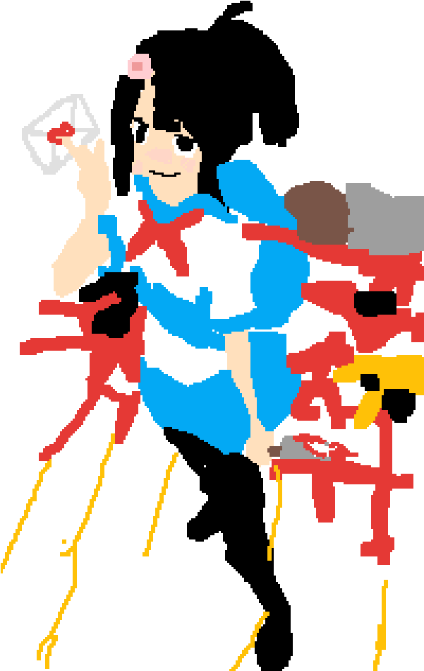 Ayano Aishi The Murderer - Illustration (600x960)