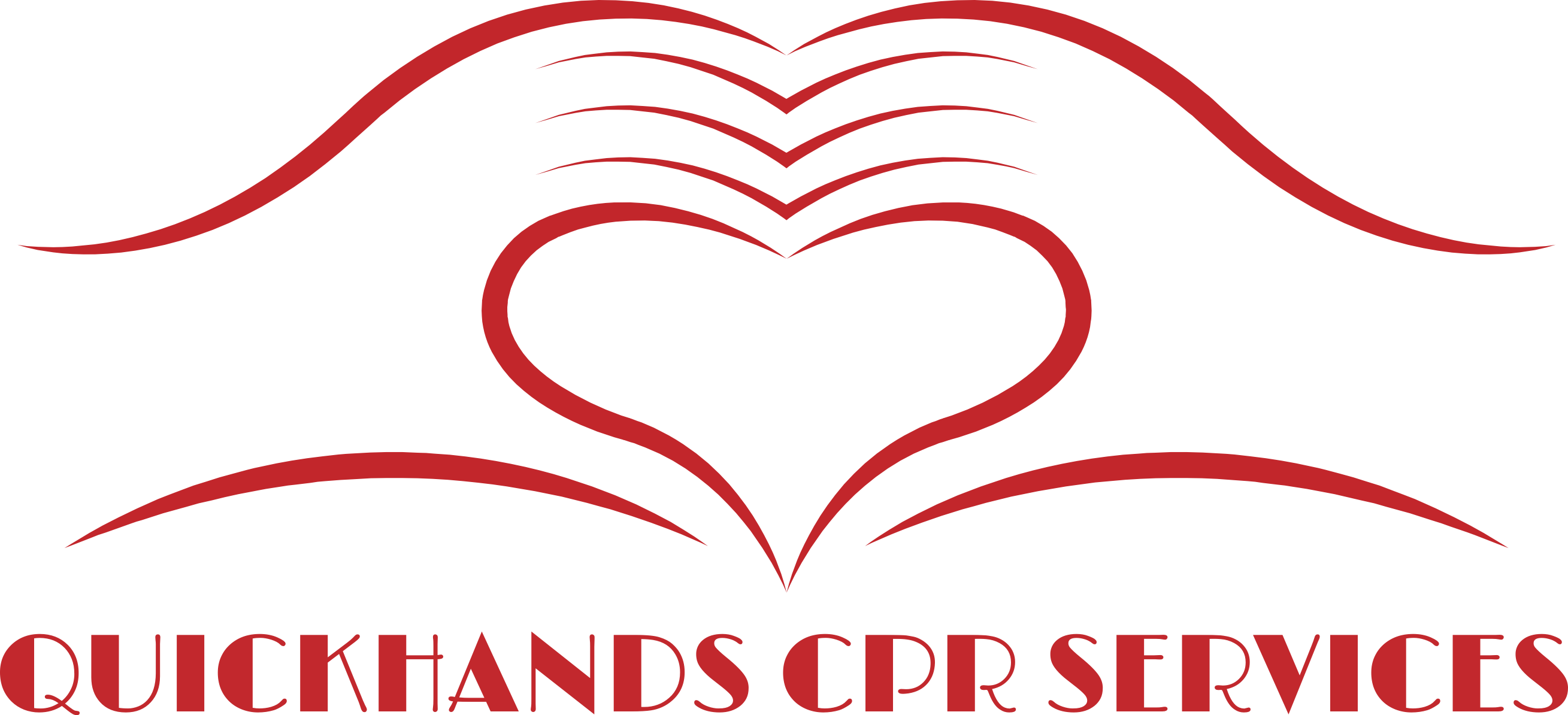 Welcome To Quickhands Cpr Services - Heart (2618x1194)