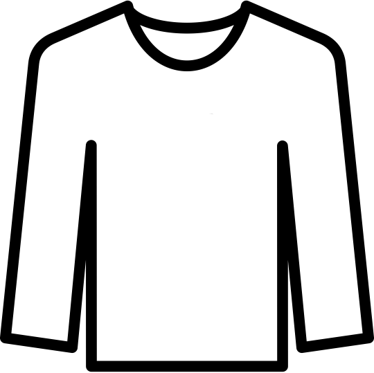 Long Sleeve Shirt Icon (540x539)
