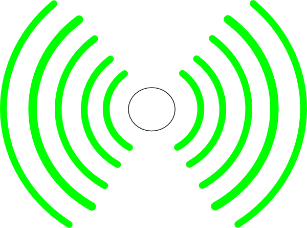 Radio Waves Clip Art (600x445)
