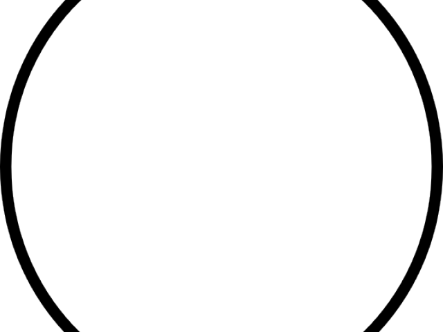 Circle Clipart Transparent Background - Circulo Vacio Png (640x480)