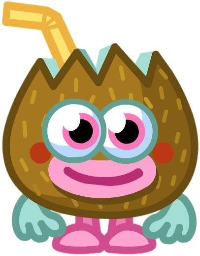 Cocoloco The Naughty Nutter - Moshlings Coco Loco (406x519)