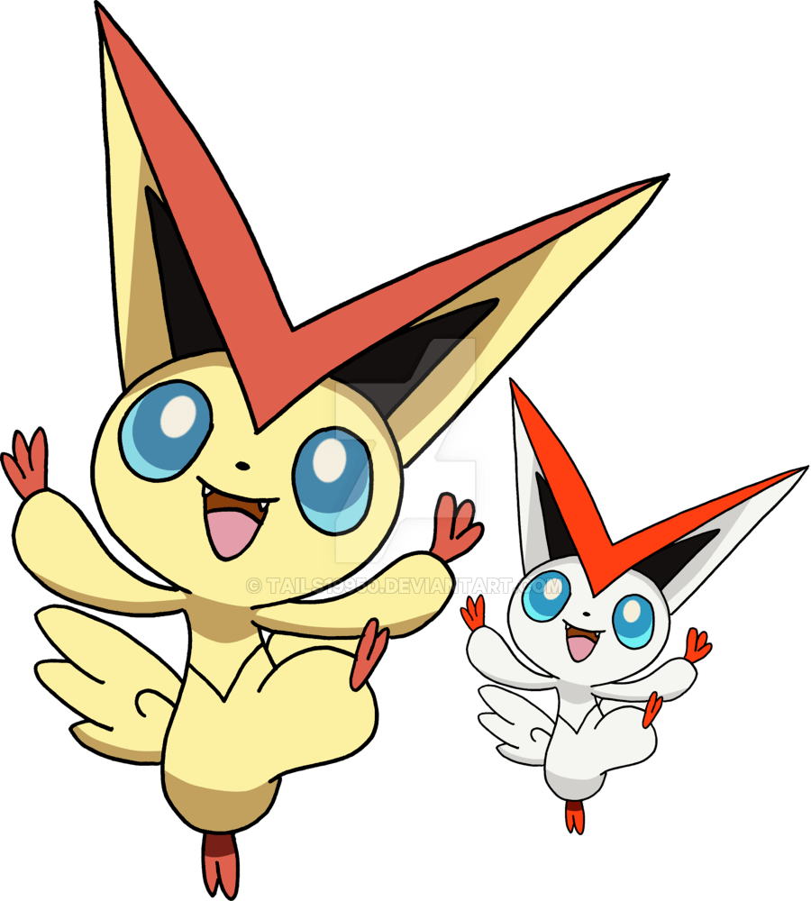 Shiny Victini Vs Victini (900x1000)