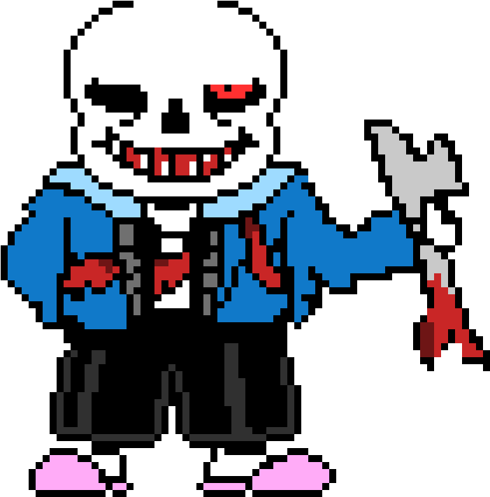 Sans Sprite Insanity - Undertale Sans Pixel (870x740)