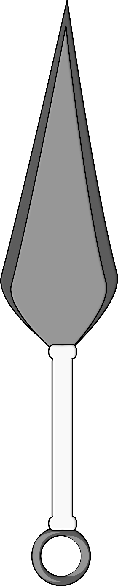 Big Image - Kunai Clipart (1697x2400)