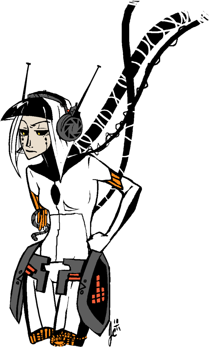 Glados Android Portal - Illustration (681x1172)