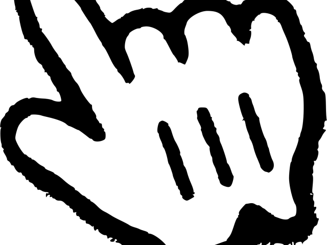 Pointer Clipart Index Finger - Mac Pointer Mouse Cursor Png (640x480)