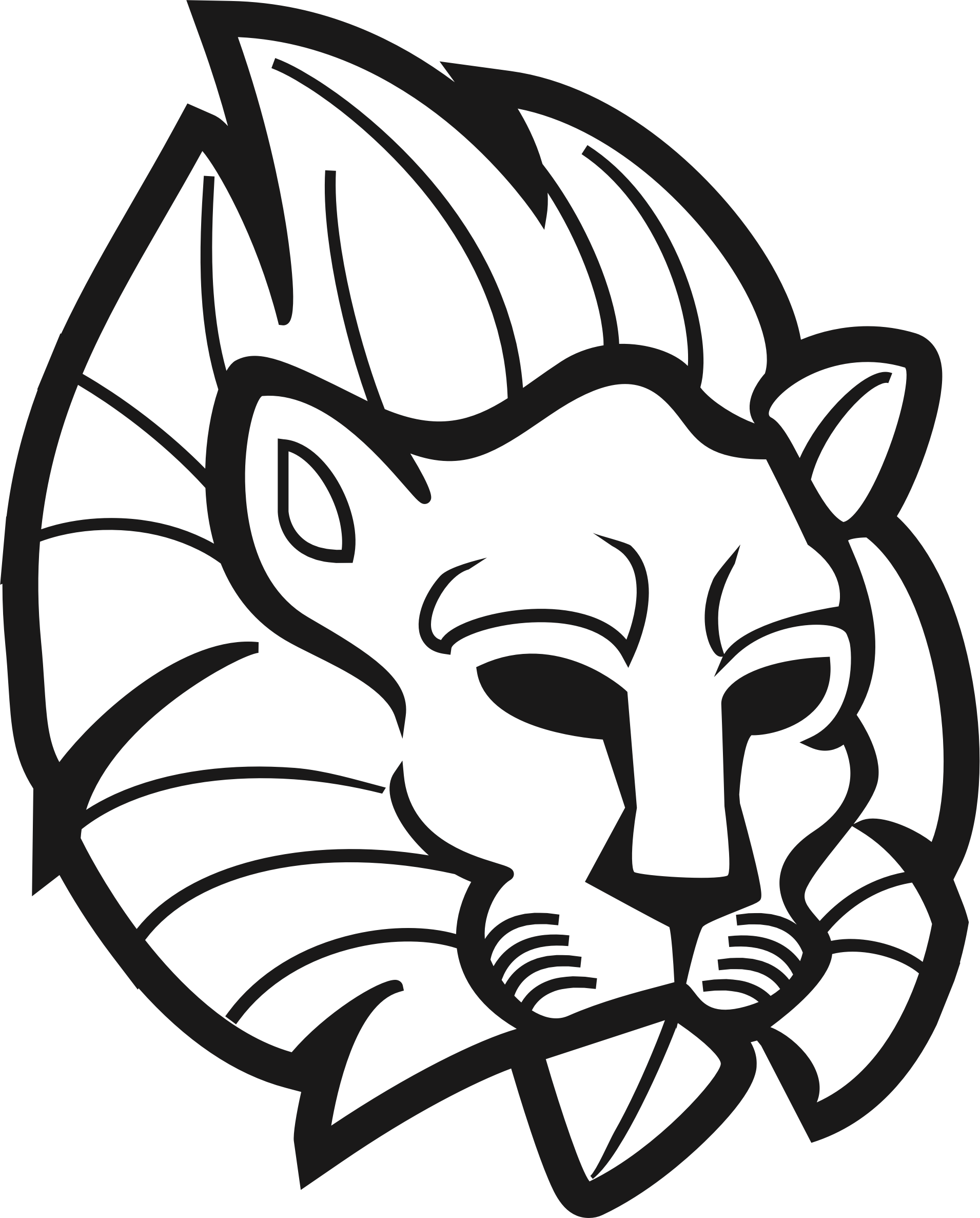 Lion - Illustration (1910x2373)