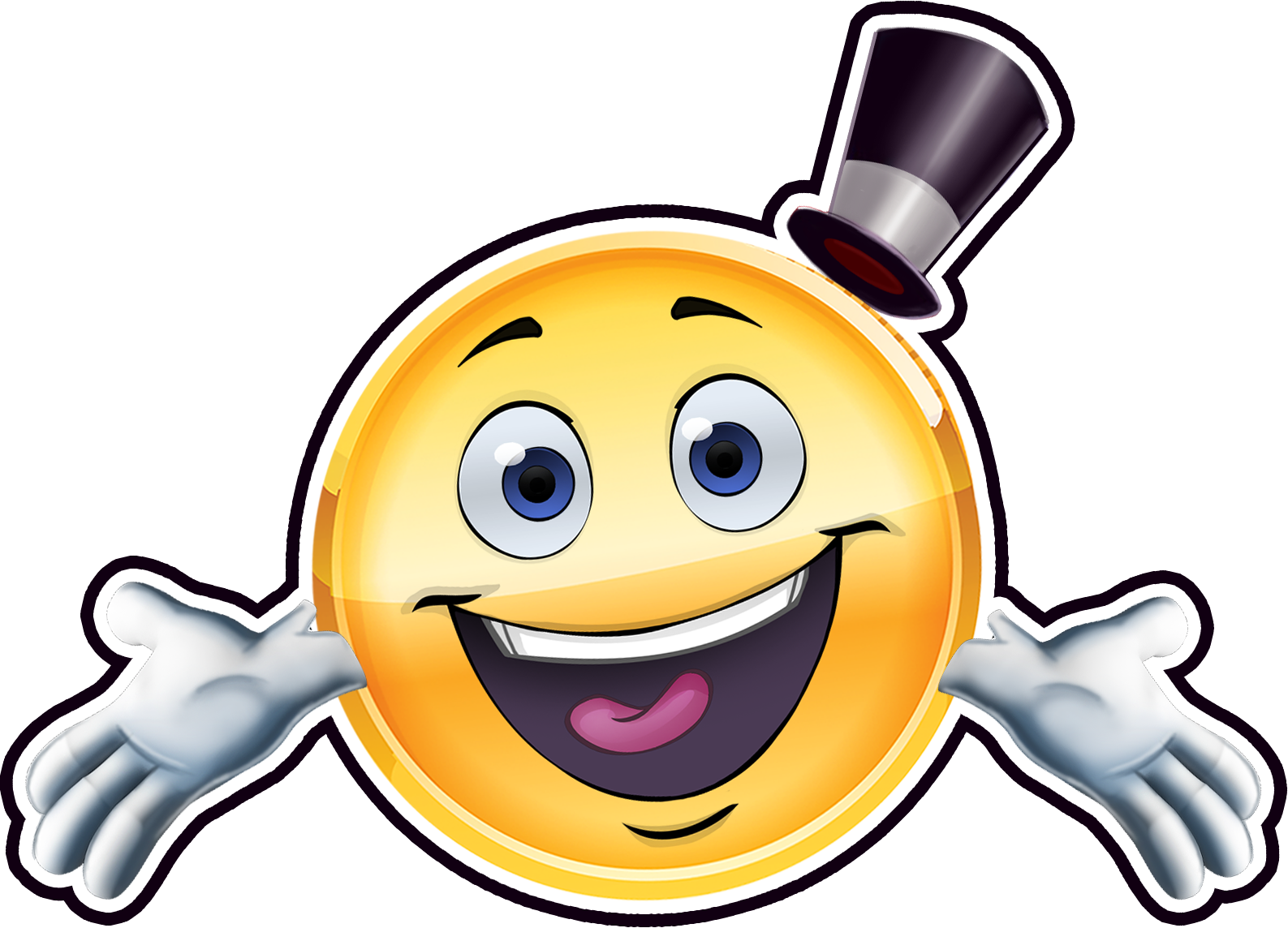 Jackpot Png - Smiley (1587x1144)