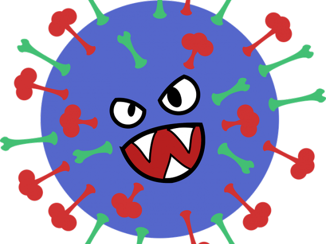 Molecule Clipart Cute - Cute Virus (640x480)