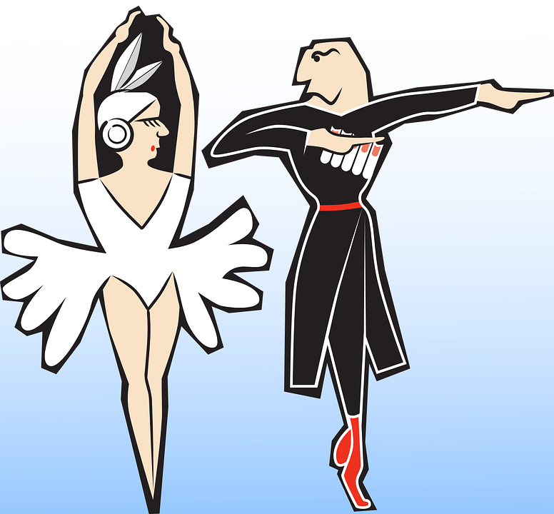 Ballet Vector Graphics - Cartoon (776x720)