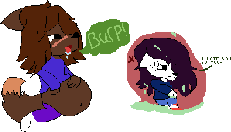 Some Vore Because Why Not - Cartoon (1000x874)