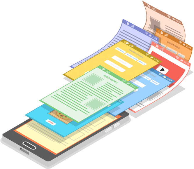 Web Surfing Vector (715x715)