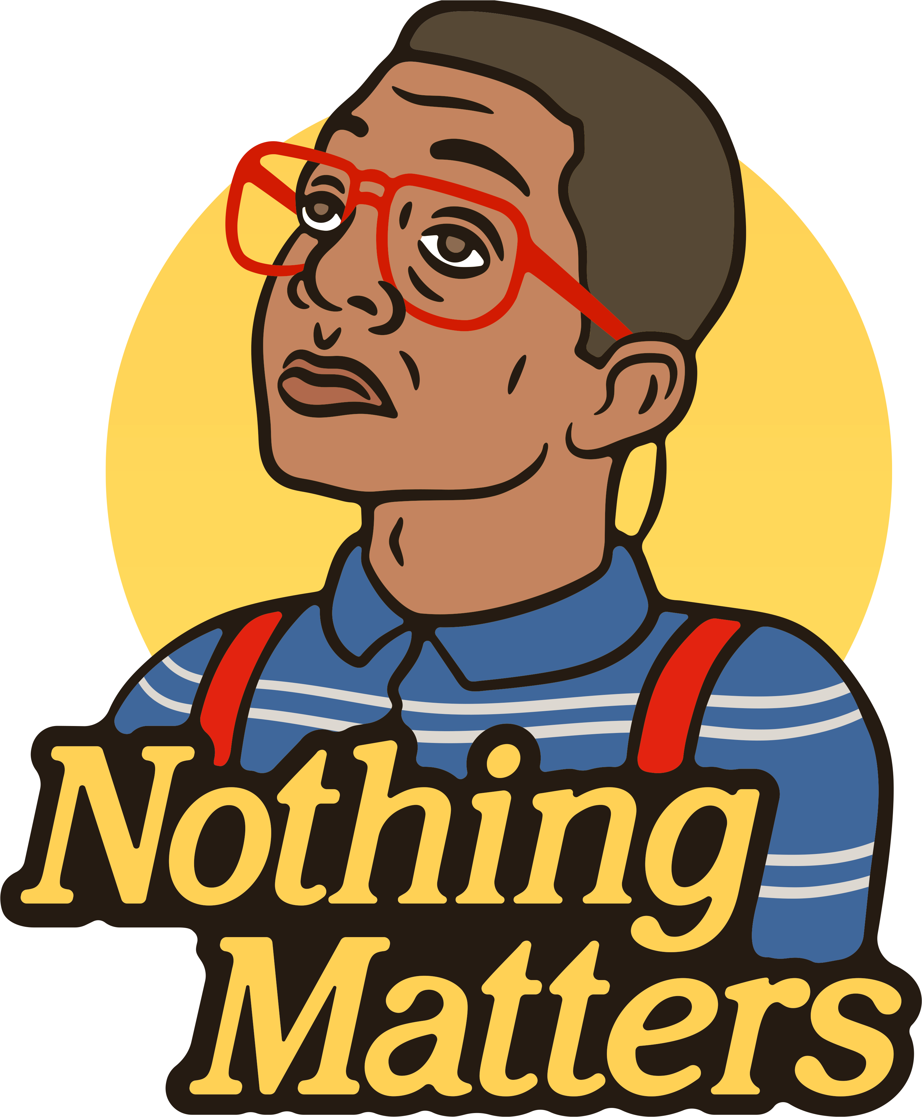“nothing Matters' - Cartoon (4126x3881)