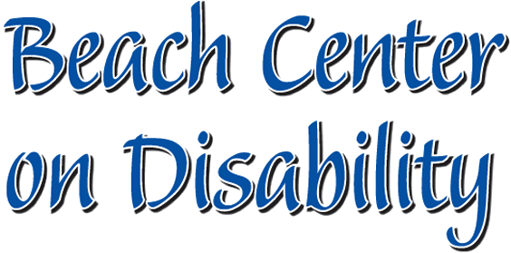 Beach Center On Disability Logo - Calligraphy (600x287)