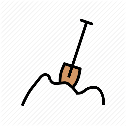 Shovel Drawing Garden - Illustration (512x512)