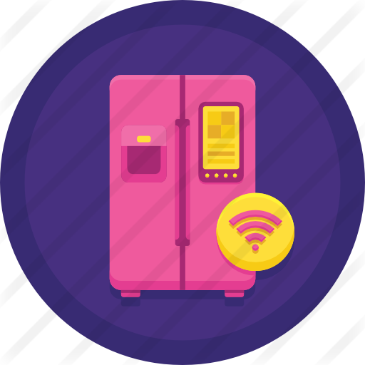 Smart Fridge Free Icon - Circle (512x512)