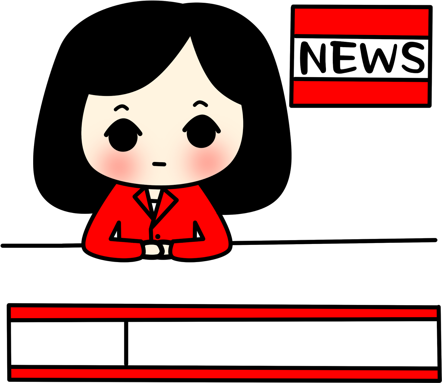 Bad News - Cartoon (1600x1600)