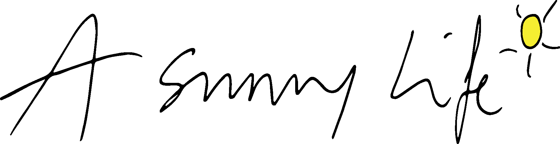A Sunny Life - Calligraphy (1956x504)