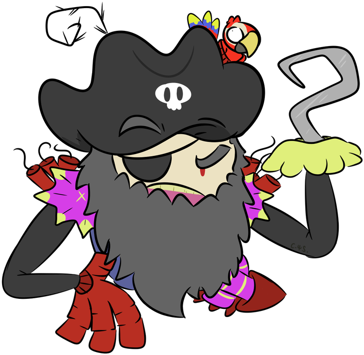 Pirate Technics By Cactus Senpai - Cartoon (1024x768)